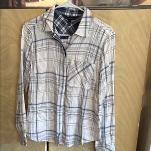 Women’s Blue Plaid Shirt